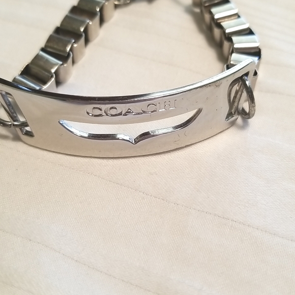 Coach Silver Chunky Link Bracelet - Picture 2 of 6